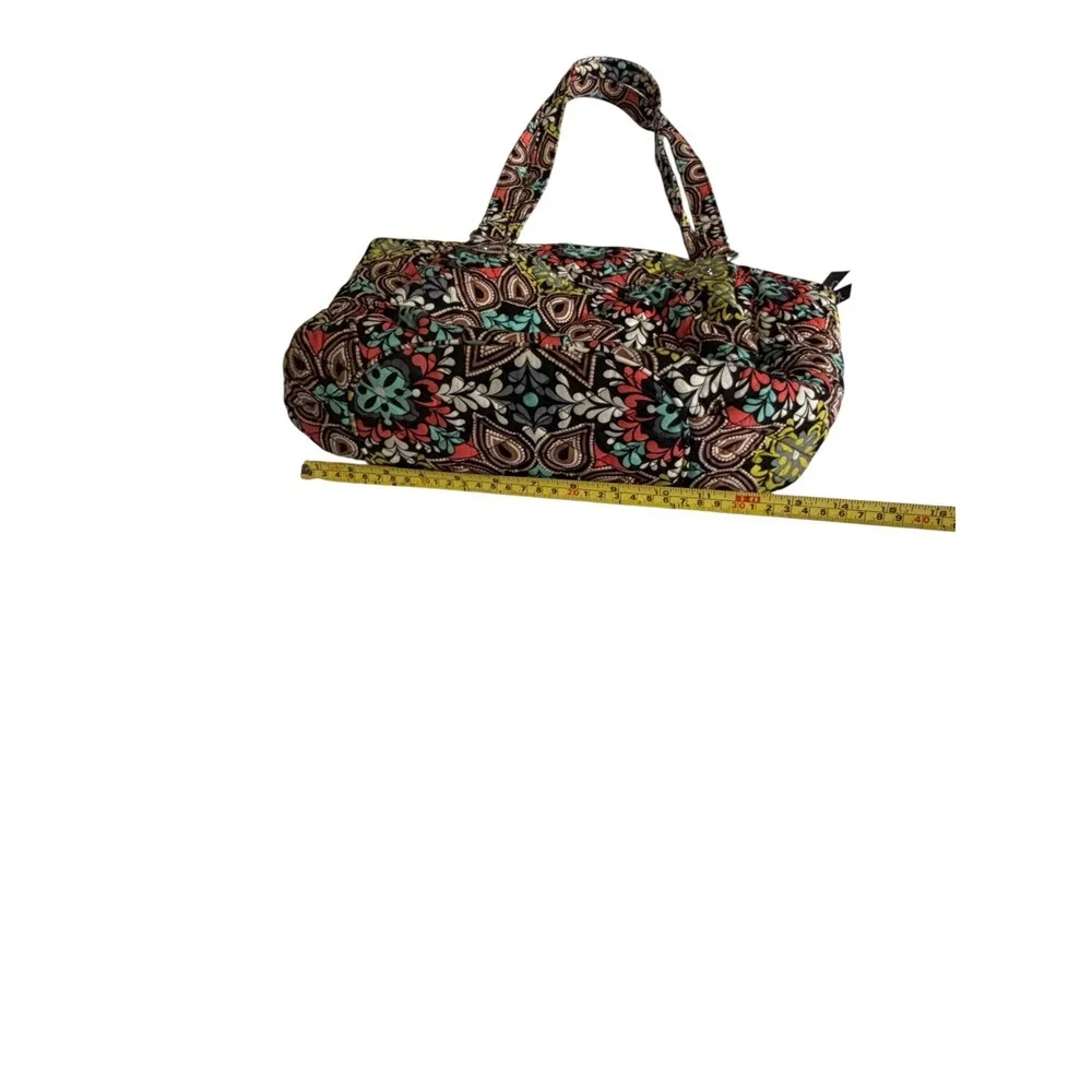 Vera Bradley Women's Mandy Sierra Quilted Paisley Shoulder Bag Handbag Purse